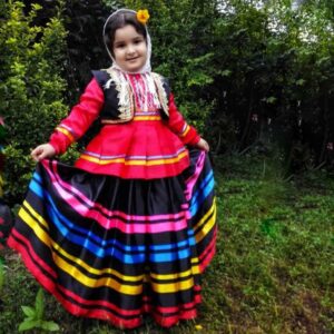 Персидский традиционный комплект одежды для девочек, Гилян