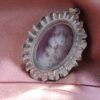 Персидский серебряный кулон классического стиля с дендритовым камнем, модель «Мину»
