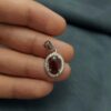 Персидский серебряный кулон классического стиля с йеменским агатом, модель «Сорх»