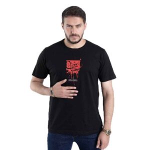 Исламская футболка «Я Абу Фадль аль-Аббас», чёрная
