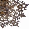 Винтажная люстра Roshan из латуни (флорентийский стиль)