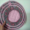 Набор Дамкони «Карин» — 3 зеленых чепчика для риса