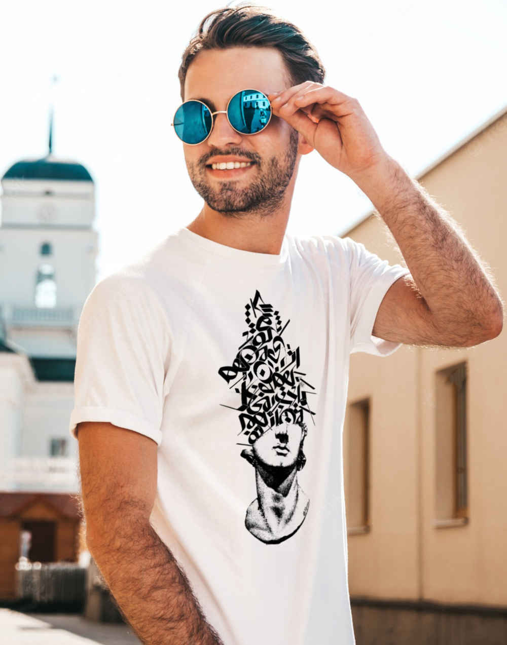 Унисекс футболка «Шабхенгам» с художественным мотивом