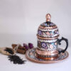Персидская чашка для эспрессо с блюдцем Минакари