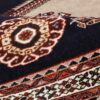 Персидский ковер ручной работы (Абаде, Парва, геометрический медальон) — коричневая шерсть