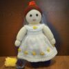 Кукла амигуруми «Невеста» — белая мягкая игрушка