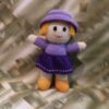 Кукла амигуруми «Леди в фиолетовом» — ручная работа