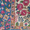 Персидский ковер ручной работы (Керман, Киана, элегантный цветочный узор) — красная шерсть