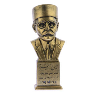Скульптура-бюст Иража Мирзы — знаменитый иранский поэт