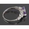Серебряное кольцо с аметистом «Мана» (Фиолетовый камень)