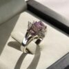Серебряное кольцо с аметистом для женщин «Малека»