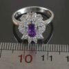 Серебряное кольцо с аметистом «Сарвиназ»