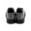 Женские кроссовки с графическим принтом «Природа» — черные кожаные кеды