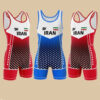 Мужской борцовский костюм без рукавов «Арман»