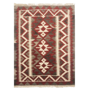 Персидский шерстяной килим, модель Хордис, красный