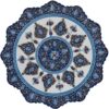 Синяя медная тарелка минакари «Нарендж»