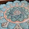 Синяя медная тарелка минакари «Наргес»