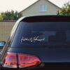 Автомобильная наклейка с персидской каллиграфией – «Хатере»