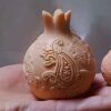 Силиконовая форма для свечи «Гранат» (узор Пейсли)