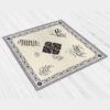 Шенилловая скатерть с персидской каллиграфией «Нафас»