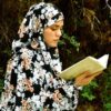 Вельветовый намазный чадор «Зара» (черный)