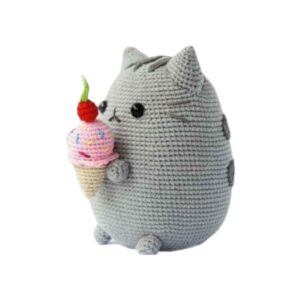 Вязаная игрушка Амигуруми «Коала» — мягкий хлопок