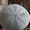 Белая турецкая такия — мужская хлопковая шапочка