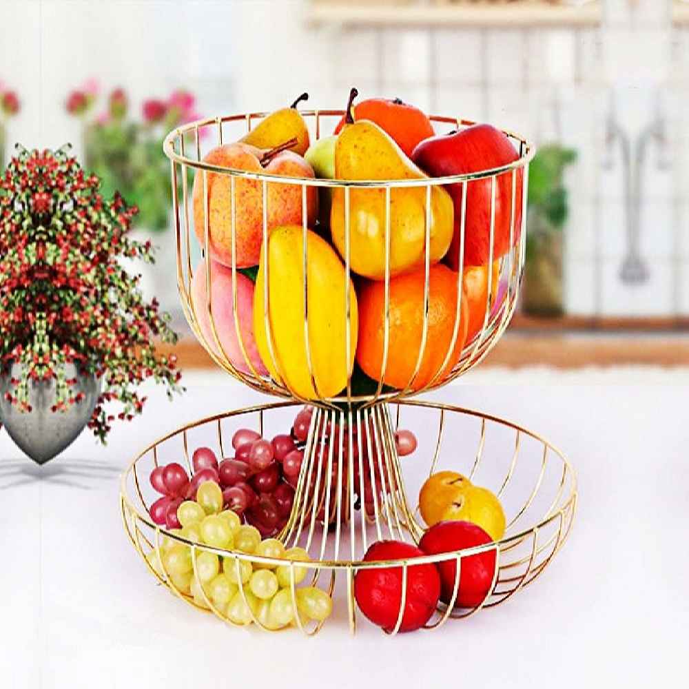 Металлическая корзина для фруктов Yasna (черная)
