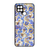 Тонкий чехол для Xiaomi в персидском стиле (синий, цветы)
