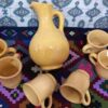 Набор кувшин и чаши из персидской глины «Ясин»