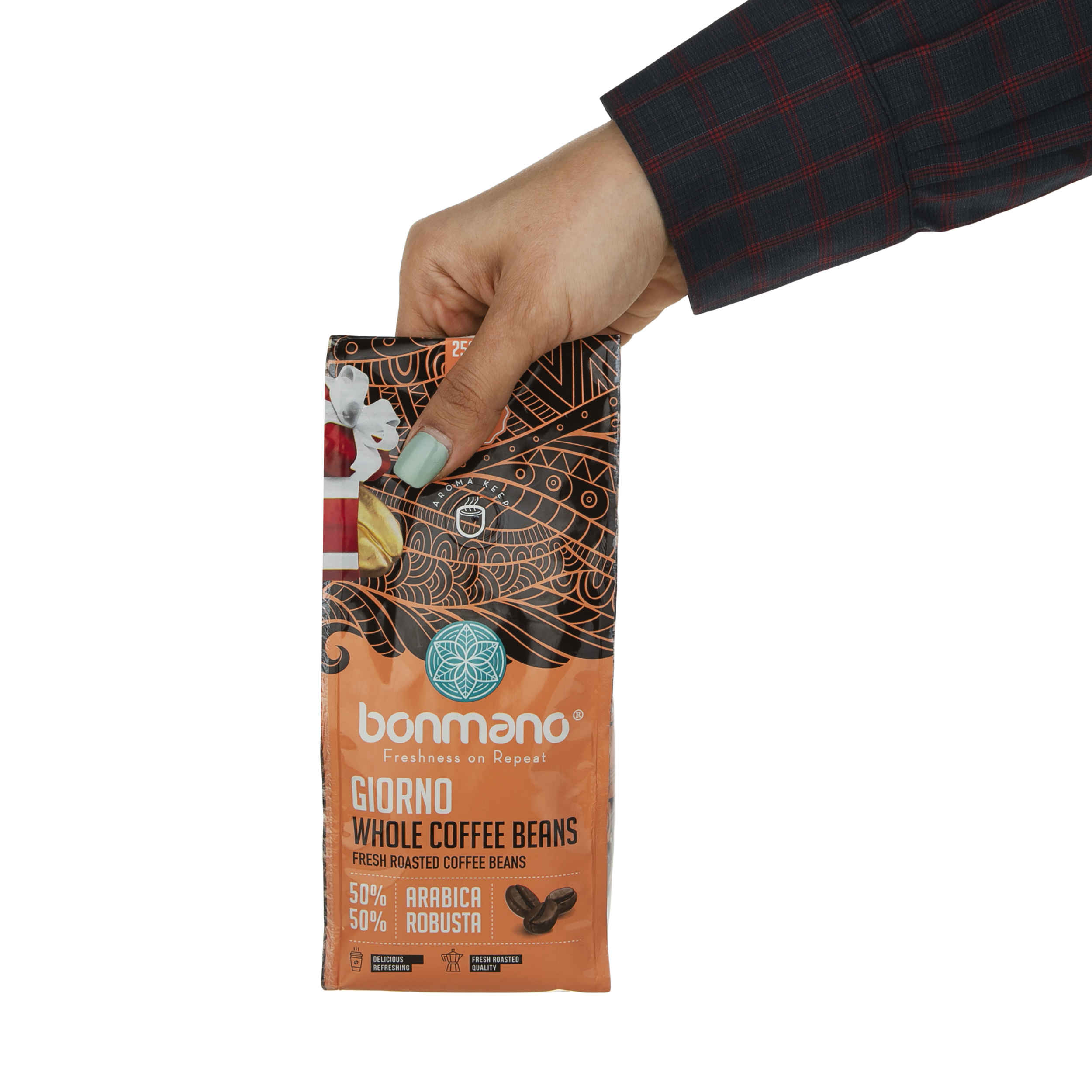 Кофе в зернах Bonmano «Джорно» — эспрессо, 250 г