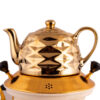Газовый самовар «Африна» золотой, 6 литров