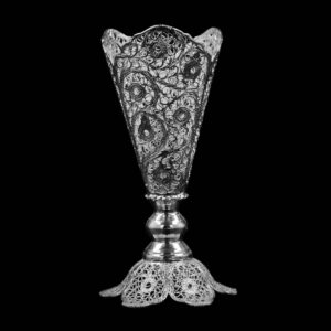 Филигранная ваза «Ясин» (медное серебрение)