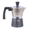 Гейзерная кофеварка Caffettiera - Классическая итальянская кофеварка мока, 2 чашки