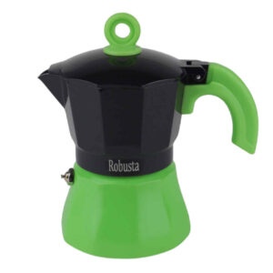 Гейзерная кофеварка Robusta на 3 чашки (Зеленая)