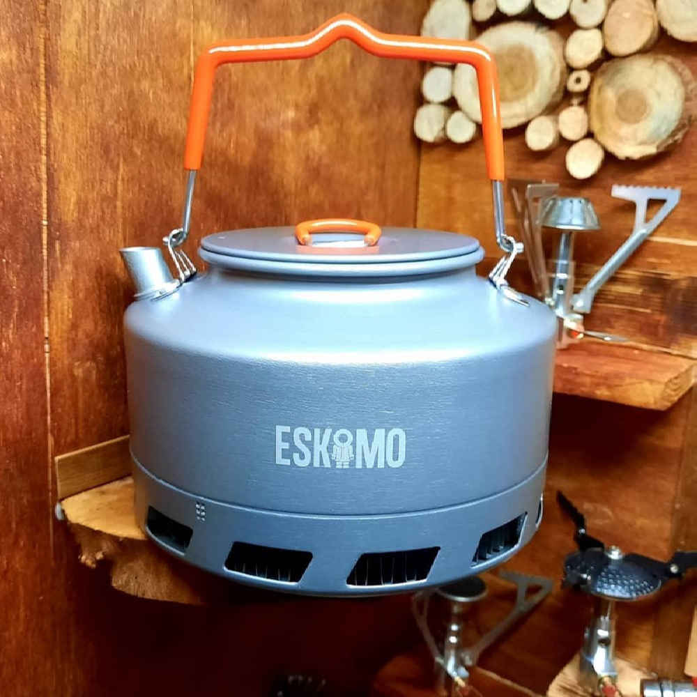 Компактный котелок Skimo 1 л для костра