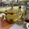 Роскошный латунный чайник «Павлин» — Ковка ручной работы