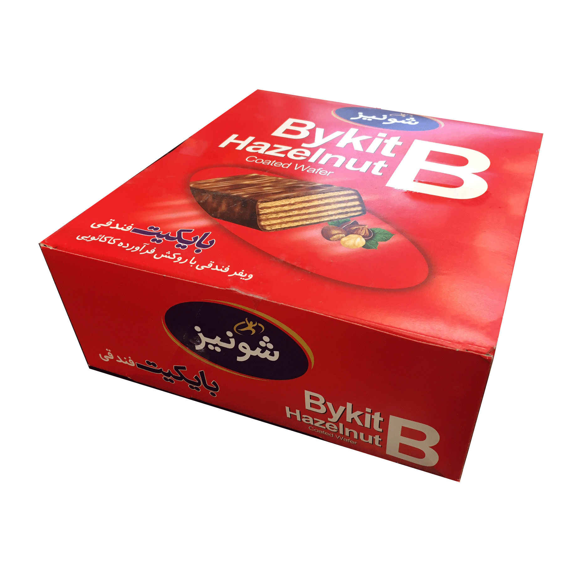 Вафельный батончик Bykit с фундуком, 20 шт. x 45 г