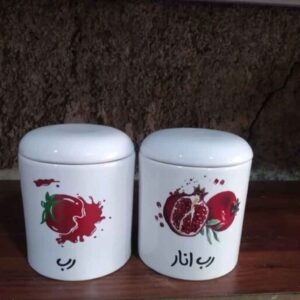 Керамическая банка для хранения томатной и гранатовой пасты