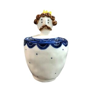 Керамическая сахарница с крышкой, «Король кукол»