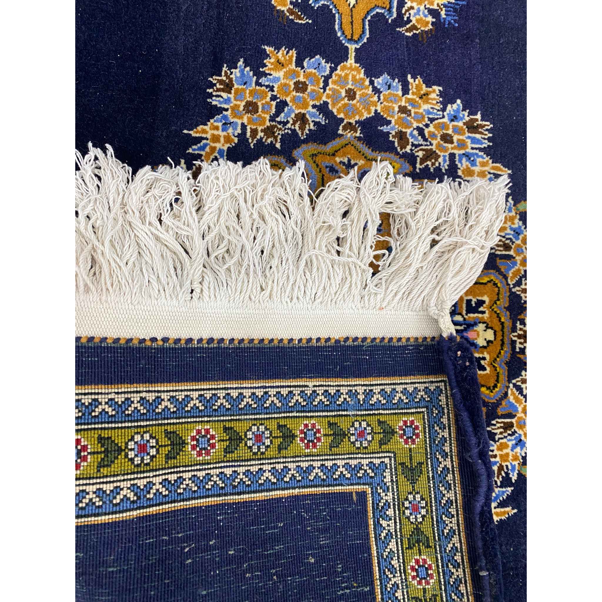 Подлинный персидский шерстяной молитвенный коврик из корк-шерсти