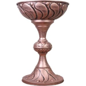 Металлическая декоративная чаша Patina (серебро)
