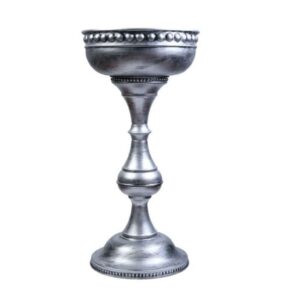 Металлическая декоративная чаша Patina (серебро)