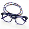 Синий полосатый ремешок для очков (Традиционный стиль)