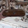 Рустикальная деревянная шкатулка для украшений