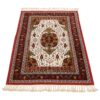 Килим ручной работы из Ирана, Хорасан, красный медальонный узор, оригинал