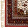 Килим ручной работы из Ирана, Хорасан, красный медальонный узор, оригинал