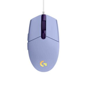 Игровая мышь Logitech G203 (фиолетовая, RGB)