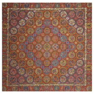 Персидская скатерть Терме из Йезда, роскошная, с цветочным узором Хафт Хан II