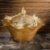 Классическая латунная сахарница с крышкой